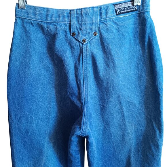 30/11 27x36 Vintage Rocky Mountain Jeans High-Waist Ranch Cowgirl Denim 1990s - Picture 5 of 8